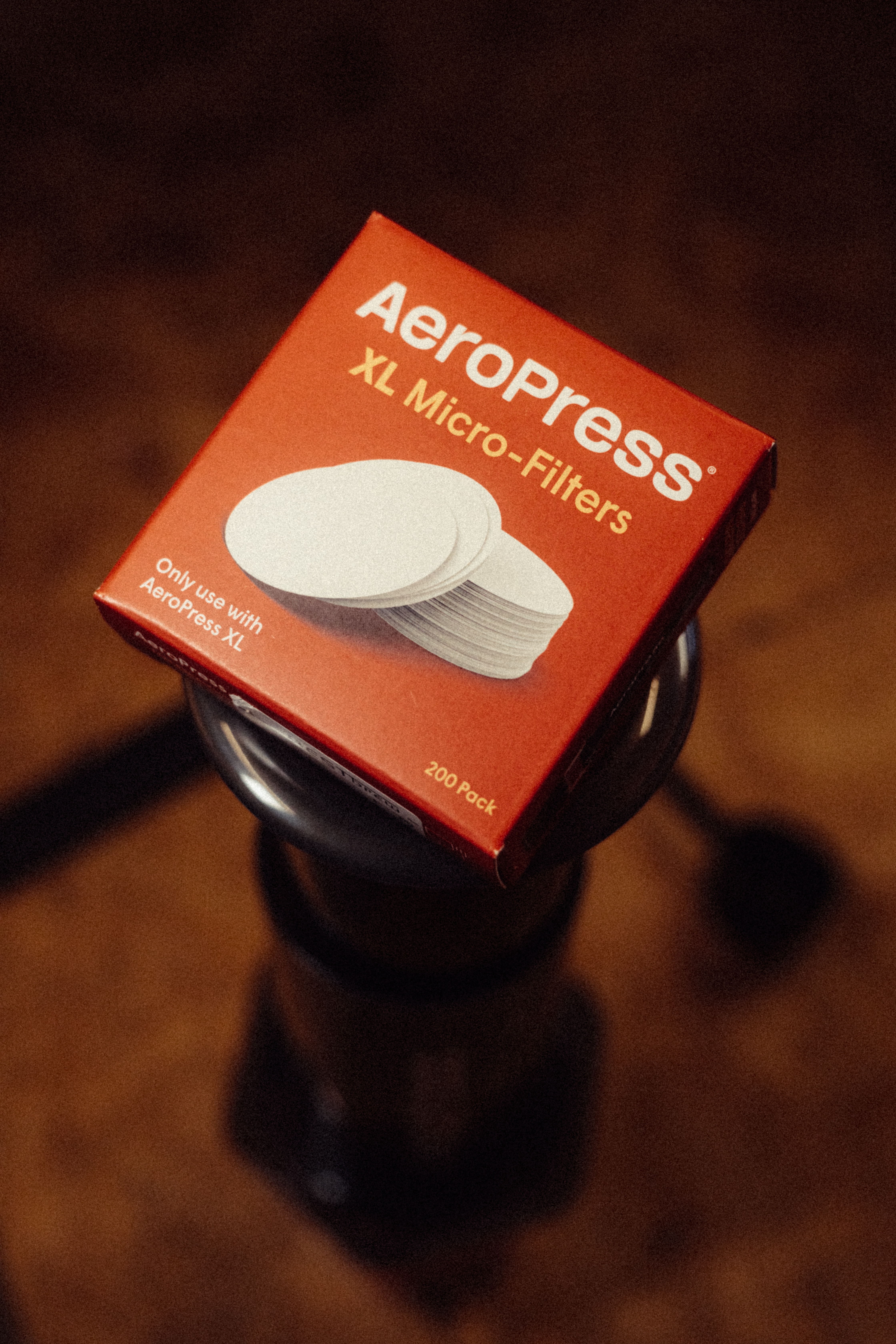 Aeropress XL- Microfilter Papier in der Verpackung