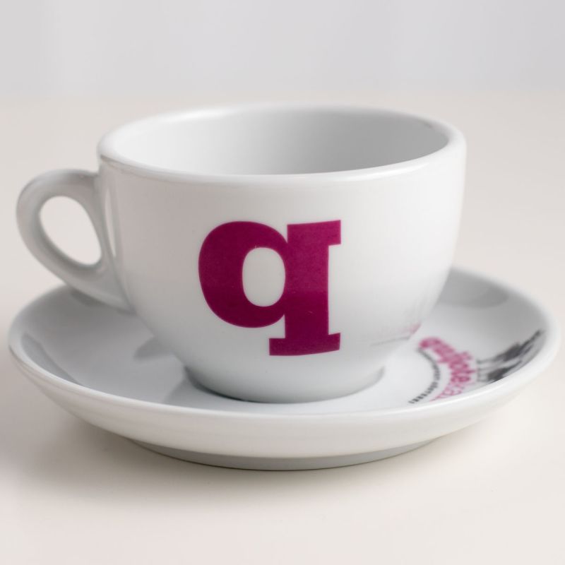 Quijote-Cappucino-Tasse – Rückseite